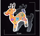 Perler Beads 5mm Hama Bead Children Educational Jigsaw Puzzle Toys DIY Gift Food Grade EVA Fuse Beads 24 Colors 4800 Pieces