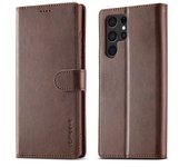 Business Leather Case for Samsung Galaxy S24 Ultra S23 FE  S22 S21 S20 5G S10 S9 Plus Note 20 10 + Flip Wallet Card Holder Cover