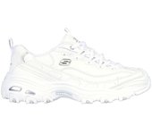 Skechers D'Lites - Fresh Start Zapatillas para mujer blancas en sintético y piel 84290