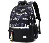 Mochila de viaje para la universidad, negocios y academia de gran capacidad con estampados informales y elegantes