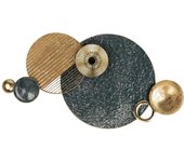 Adda Home Adorno Pared Metal 104x6x54 Cm - Estilo y Personalidad - Ambiente Acogedor