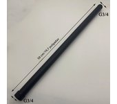 20/30/40/50cm Shower Extension Pipe G3/4 Round Bathroom Shower arm Stainless Steel Round Shower Extension Pipe Extension Pipe