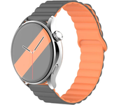 20mm 22mm watch strap For Amazfit GTS 4/2/Mini/2e/GTR 3 pro/GTR4/stratos belt Silicone Magnetic Loop bracelet amazfit bip u pro