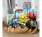 RR-Ricky Z-Zoom Cartoon Poster Blanket,Lightweight Warm Insulation Sofa Bed Office Car Knee Pads Blankets,Decke
