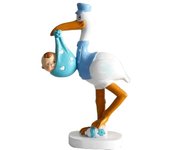 FIGURA PASTEL CIGUEÑA NIDO Figuras de Bautizo