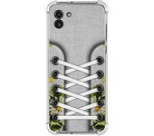 Funda Silicona Antigolpes para Samsung Galaxy A03 diseño Zapatillas 08 Dibujos