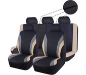 Universal Car Seat Covers Full Set Universal Breathable Fabric Seat Covers For Car Fit for Most Car SUV Interior Accessories