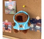 Cute Creative Capybara Plush Keyring Pendant Cartoon Plush Dolls Keychain Fashion Backpack Pendant Decoration Birthday Gifts