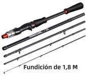 Sougayilang 1.8m 2.1m Lure Fishing Rod Carbon Fiber Spinning Casting Fishing Rod Bait Weight 10-30g Travel Fishing Pole Pesca