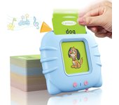 Juguetes para niños pequeños, juguetes de aprendizaje con tarjetas didácticas de 1 a 6 años, juguetes educativos para niños pequeños, 112 juguetes con tarjetas didácticas y los mejores regalos de cumpleaños para niños (azul)