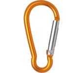 5/10/50/100pcs Aluminum Carabiner Key Chain Clip Outdoor Camping Keyring Snap Hook Water Bottle Buckle Kit Climbing Accessories