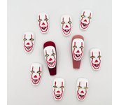 Mummy Cat Halloween Nail Art Charms Pink Cartoon Cat Luxury Charms Manicure Tips Rhinestones Decoration