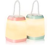 Paquete de 2 Luces LED para acampar, interior LED portátil para Tienda de campaña, 3 Modos