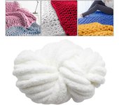 Chunky Chenille Yarn Gauge 7 Plush Jumbo Yarn Acrylic Thick Yarn Bulky Yarn for Hat Crochet Bed Arm Knitting Throw
