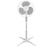 Homely Fresh 400 Ventilador Pie Aire Blanco Viento Oscilante 40w Gridinlux