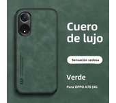 Luxury Leather Phone Case for OPPO A98 A97 A96 A95 A94 A91 A78 A74 A58 A57 A53 A33 5G 4G Cover with Metal Plate Support Car Hold