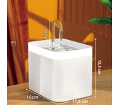 Ultra-Quiet Cat Water Fountain Filter Smart Automatic Pet Dog Water Dispenser&Burnout Prevention Pump1.5L Recirculate Filtrin