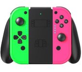 Mando Switch, L/R Mandos Inalámbrico para Switch/OLED/Lite with Dual Vibración/Giroscopio de 6 ejes/Despertador/Captura de Pantalla, with Soporte de Carga Desmontable