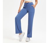 pantalones anchos mujer  pantalón,jogger mujer , pantalon yoga mujer,drapeados y de pierna recta con bolsillos con cordón y pantalones deportivos acampanados