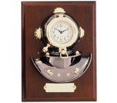 Arte Mar - Metopa de Pared con Escafandra y Reloj - 23x17x7cm