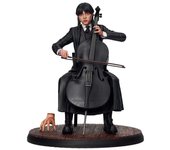 Figura Miercoles Violonchelo Miercoles 15cmFigura  Coleccionable - Idea de Regalo- Mercancia Oficial - Juguetes para Niños y Adultos - Movies Fans - Muñeco para Coleccionistas y Exposición