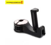 Multi-functional 2 In 1 Car Hook Hidden Multifunctional Rear Headrest Hook Car Rear Phone Holder Lock Type Mobile Phone Holder