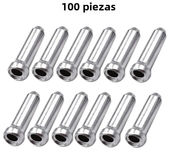 100pcs Bicycle Brake Shifter Cable Tips Aluminum Brake Line Derailleur Shift Inner Wire End Caps Tips Crimps MTB Bike Accessorie