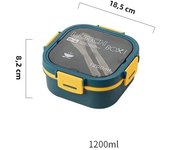1200ml/1700ml Compartments Lunch Box for Kids Food Storage Containers Lunch box Picnic Salad box School Tableware Bento Box
