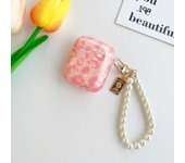 For Airpods 2 Case Airpod 3rd Pink Leopard Love Chain Cases for Apple Airpods Pro Earphone Protective Cover Soft Shell fundas
