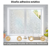 Window Privacy Film Frosted Glass Window Film Static Cling UV Blocking Removable Window Clings Vinyl Window Coverings for Home