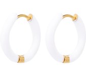 1 Pair Stainless Steel Candy Color Enamel Hoop Earrings Women Kids Earrings Gifts Fashion Children Jewelry Huggie Wholesale