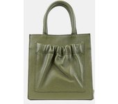 1990s Bolso Piel Pequeño Mujer Bolsillo Frontal Bandolera Oculta