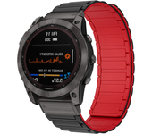 26mm Magnetic Silicone Strap for Garmin Fenix 7X 7 Pro Fenix 6X 6 5X 5Plus Tactix 7 Forerunner 965 955 Enduro 2 Solo Loop Band