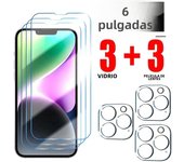 6IN1 Tempered Glass For iPhone 16 15 14 13 12 11 Pro Max Camera Screen Protector For iPhone 16 15 14 Plus 13 12 Mini Lens glass