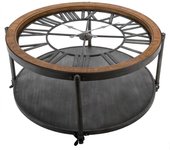 Atmosphera Mesa de Centro Chrono de Metal con Péndulo - Diseño Moderno y Práctico