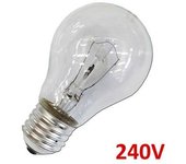 Genérico NO MARCA Bombilla Incandescente Standard Clara 60W E27 240V EDM 35102 - Eficiencia Energética