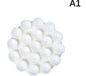 Double Side Silicone Suction Pad For Mobile Phone Fixture Suction Cup Backed Adhesive Rubber Sucker Pad For Fixed Pad