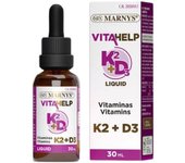 Vitamina Liquida K2D3 30ml Marnys