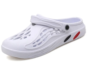 Summer Men Sandals Light EVA Mens Casual Shoes Hole Shoes Clogs Lovers Home Garden Outdoor Male Beach Flat Slippers Big Size 45