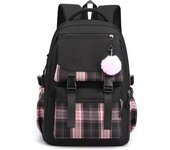 College Campus Schoolbag Femenina de la Escuela Mochila de la Escuela Bolsa Alivio de la Escuela de Niñas Bolsa de Hombro Junior Mochila Pura Color Puro Mochila