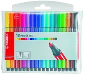 STABILO - Pen 68 Mini rotulador Multicolor 20 pieza(s) - 6820/04 6820/04
