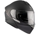 Casco de moto abatible mt genesis negro mate