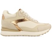 Sneakers metalizadas cuña interna castile