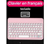 CASEPOKE wireless bluetooth round key silent keyboard suitable For Samsung Xiaomi Google Huawei iPad mobile  keyboard and mouse