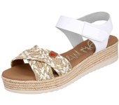 Sandalias Oh! My Sandals Md5692 para mujer en color blanco