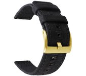 18mm 20mm 22mm Braided Canvas Strap for Samsung Galaxy Watch 3/4 40mm 44mm Classic 46mm 42mm Quick Release Bracelet for Huawei