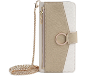Redmi Note 13 Pro Crossbody Phone Case for Xiaomi Redmi Note 13 13R Pro Plus 13C 5G Poco X6 M6 Pro Wallet Case with Metal Chain