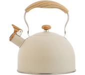 2.5L Stainless Steel Whistle Kettle for Boiling Water Chirping Camping Teapot Folding Handle Teapots to Boil Water Gas Stove