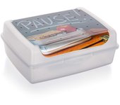 Keeeper - Caja de Almacenamiento Transparente 17 X 13 X 7 - Guardado Seguro y Fácil de Abrir