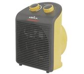 FABRILAMP Termoventilador Croacia Amarillo/Negro 2000W | 2 Potencias | 3 Funciones